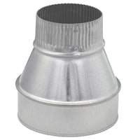 Imperial 6 in. D X 3 in. D Galvanized Steel Furnace Pipe Reducer