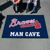 MLB - Atlanta Braves Tomahawk Man Cave Rug - 5ft. x 8 ft.