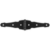 National Hardware 4 in. L Black Steel Ornamental Strap Hinge 1 pk