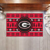 University of Georgia Holiday Sweater Rug - 19in. x 30in.