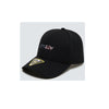 Oakley 6 Panel Stretch Hat Black/Flag L/XL