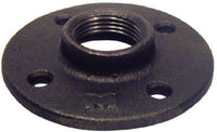 B & K 1 in. FPT  Black Malleable Iron Floor Flange