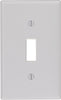 Leviton Gray 1 gang Thermoset Plastic Toggle Wall Plate 1 pk (Pack of 25)