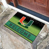 University of Miami Rubber Door Mat - 18in. x 30in.