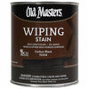 Old Masters Semi-Transparent Carbon Black Oil-Based Wiping Stain 1 qt (Pack of 4)