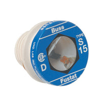 Bussmann 15 amps Dual Element Tamper Proof Plug 4 pk