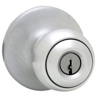 Kwikset  Polo  Satin Chrome  Entry Knobs  ANSI/BHMA Grade 3  1-3/4 in.