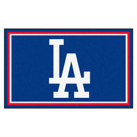 MLB - Los Angeles Dodgers 4ft. x 6ft. Plush Area Rug