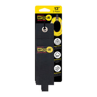 Wrap-It 2 in. W x 13 in. L Black Storage Straps 50 lb. 2 pk