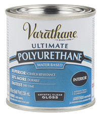 Varathane Ultimate Transparent Crystal Clear Water-Based Polyurethane 1/2 pt. (Pack of 4)