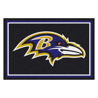 NFL - Baltimore Ravens 5ft. x 8 ft. Plush Area Rug