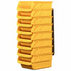 Stanley 4.88 in. W X 6.5 in. H X 9.75 in. D #2 Storage Bin Set Polypropylene 8 compartments Yellow