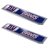 NFL - New York Giants 2 Piece Heavy Duty Alumnium Truck Emblem Set