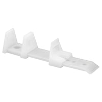 Prime-Line Matte White Nylon Guide 2 pc