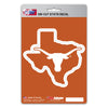 University of Texas Team State Decal Sticker