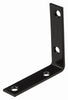 National Hardware 3.5 in. H X 0.75 in. W X 0.125 in. D Black Steel Inside Corner Brace