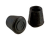 Shepherd Rubber Leg Tip Black Round 1-1/4 in. W 40 pk (Pack of 40)