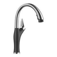 Blanco Artona Pull Down 1.5 GPM - PVD Steel/Anthracite