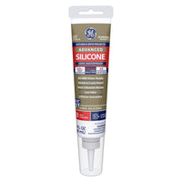 GE Advanced Almond Silicone 28 g/L VOC Kitchen & Bath Caulk Sealant 2.8 oz