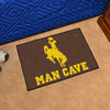 University of Wyoming Man Cave Rug - 19in. x 30in.