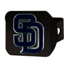 MLB - San Diego Padres Black Metal Hitch Cover - 3D Color Emblem