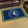 NBA - Minnesota Timberwolves 4ft. x 6ft. Plush Area Rug