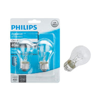 Philips 40 W A15 Appliance Incandescent Bulb E26 (Medium) Soft White 2 pk