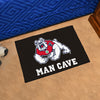 Fresno State Black Man Cave Rug - 19in. x 30in.