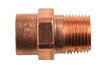 Mueller Streamline 1/2 In. Copper  X 3/8 In. Dia. Mip Copper Pipe Adapter