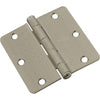 National Hardware 3 in. L Satin Nickel Door Hinge 1 pk