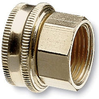 Nelson 3/4 in. Brass Threaded Double Female Hose to Pipe Fitting