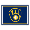 MLB - Milwaukee Brewers 8ft. x 10 ft. Plush Area Rug