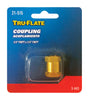 Tru-Flate Brass/Steel Hex Coupling 1/4 in. Female 1 pc. (Pack of 5)