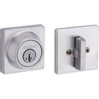 660 SQT 26D SMT RCAL RCS K3 Contemporary 1-Cyl Deadbolt - Satin Chrome