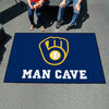 MLB - Milwaukee Brewers Man Cave Rug - 5ft. x 8 ft.