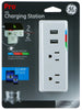 Jasco White Plastic Wall Mount Residential 2-Ports Outlet & USB Charger