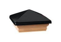 Deckorators 3 in. H X 4 in. W Black Wood Post Cap (Pack of 6).