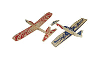 Paul Guillow Super Hero Glider Plane Balsa Wood Natural 2 pk (Pack of 12)