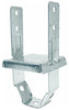 Simpson Strongtie 6.5 in. H X 5.5 in. W 12 Ga. Galvanized Steel Post Base