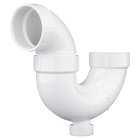 Charlotte Pipe Schedule 40 1-1/2 in. Hub X 1-1/2 in. D Hub PVC P-Trap with Clean Out (Pack of 5)