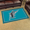 MLB - Miami Marlins Retro Collection 4ft. x 6ft. Plush Area Rug - (1993 Florida Marlins)