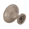 Amerock Allison Round Cabinet Knob 1-1/4 in. D 1-1/8 in. Satin Nickel 1 pk