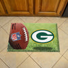 NFL - Detroit Lions Camo Rubber Scraper Door Mat