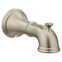 Brushed nickel diverter spouts