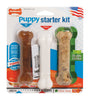 Nylabone Starter Kit Assorted Plastic Bones Chew Dog Toy 1.89 oz 3 pk