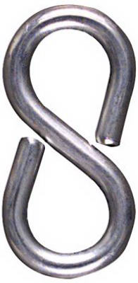 National Hardware Zinc-Plated Silver Steel 1-1/4 in. L Closed S-Hook 1 pk