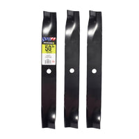 MaxPower 50 in. High-Lift Mower Blade Set For Riding Mowers 3 pk