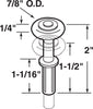 Prime-Line Brown Nylon/Steel Bi-fold Door Top Wheel Guide 2 pc