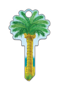 Lucky Line Products Key Shapes Palm Tree House Key Blank Double sided For Kwikset KW1/11 (Pack of 5)