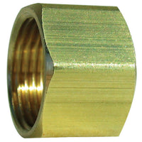 JMF 3/16 in. Compression Brass Nut (Pack of 5)